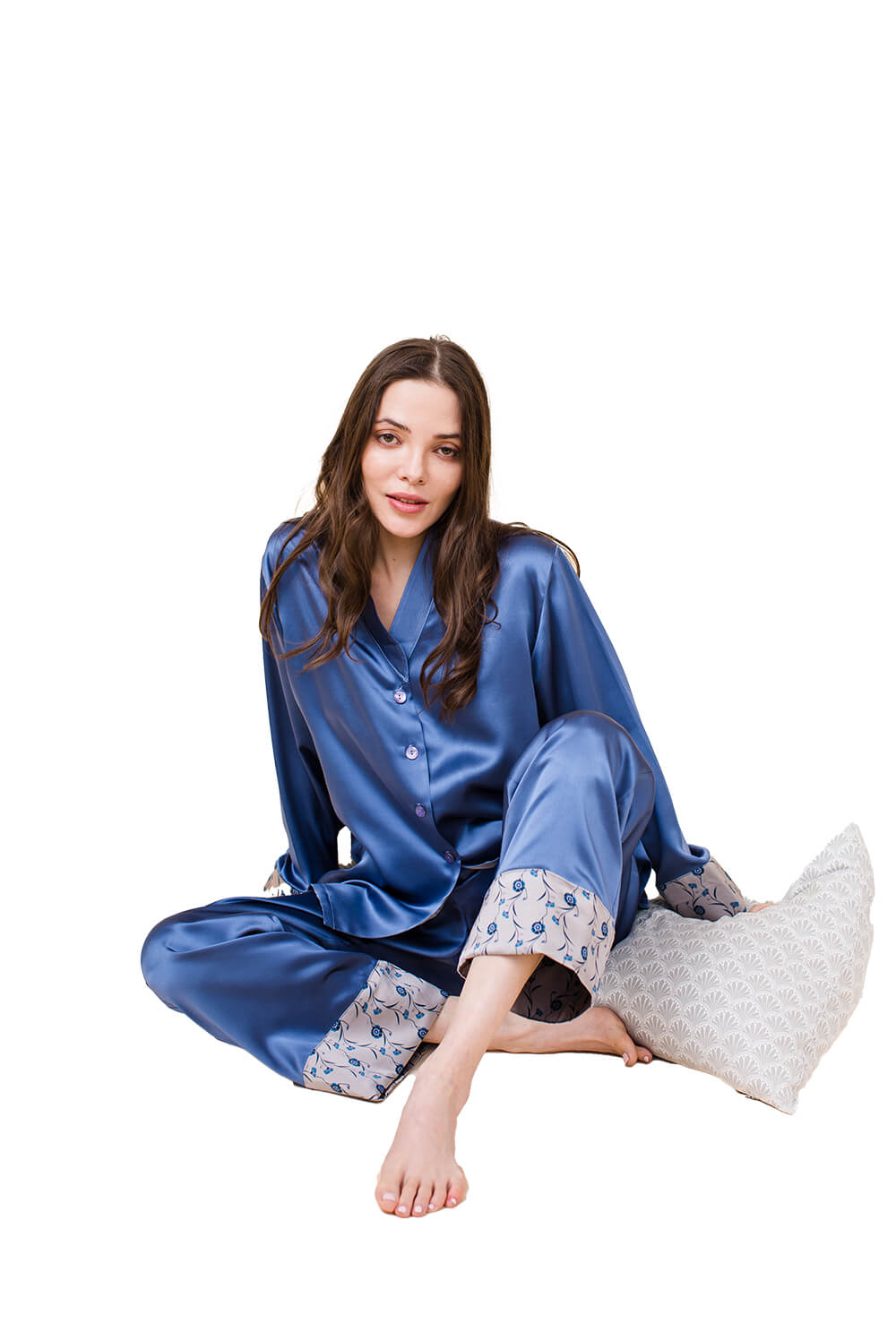Silk Pyjama Set -Tulipa