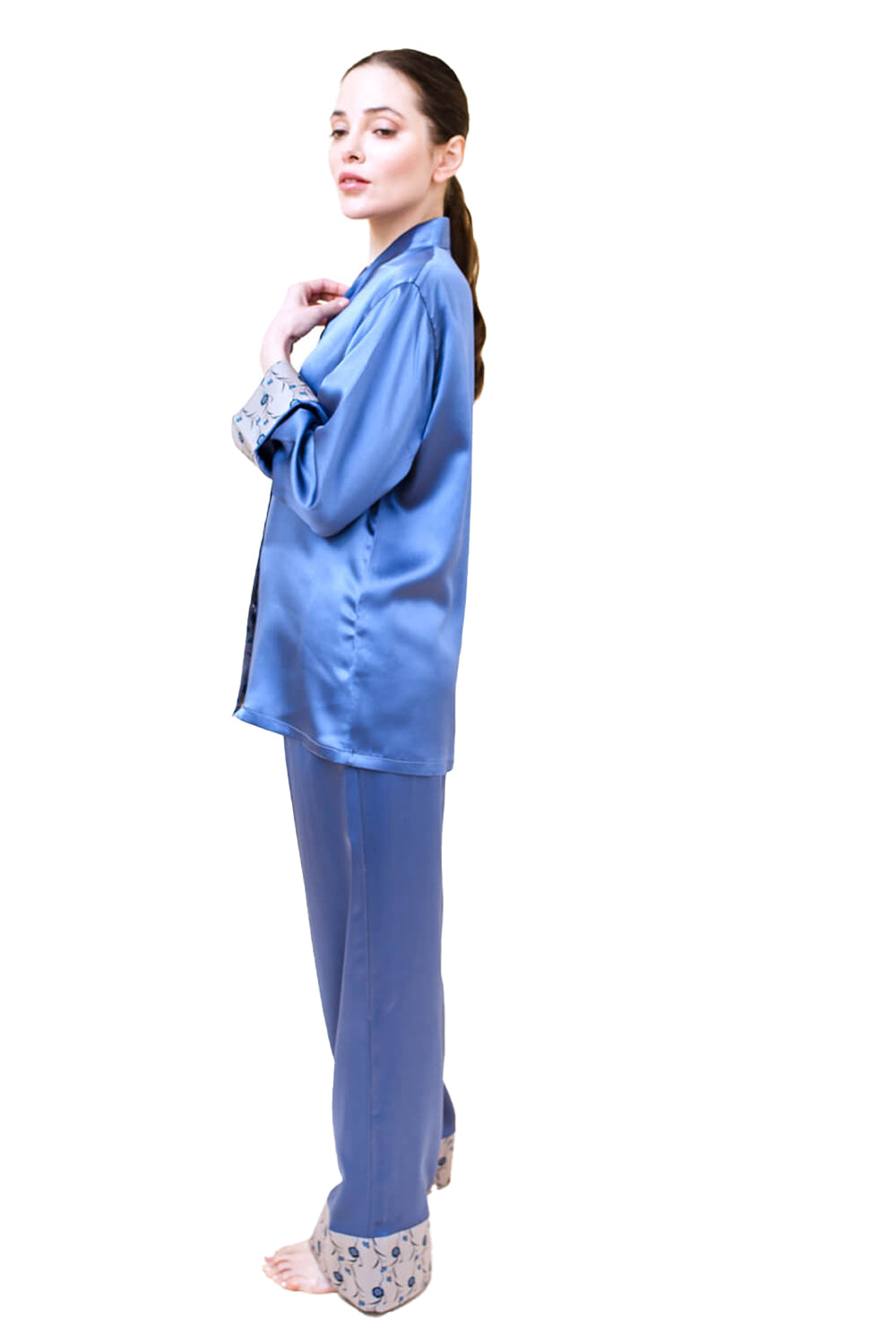 Silk Pyjama Set -Tulipa