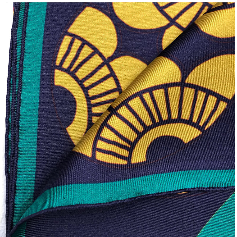 Square Silk Scarf - Kyoto Moss