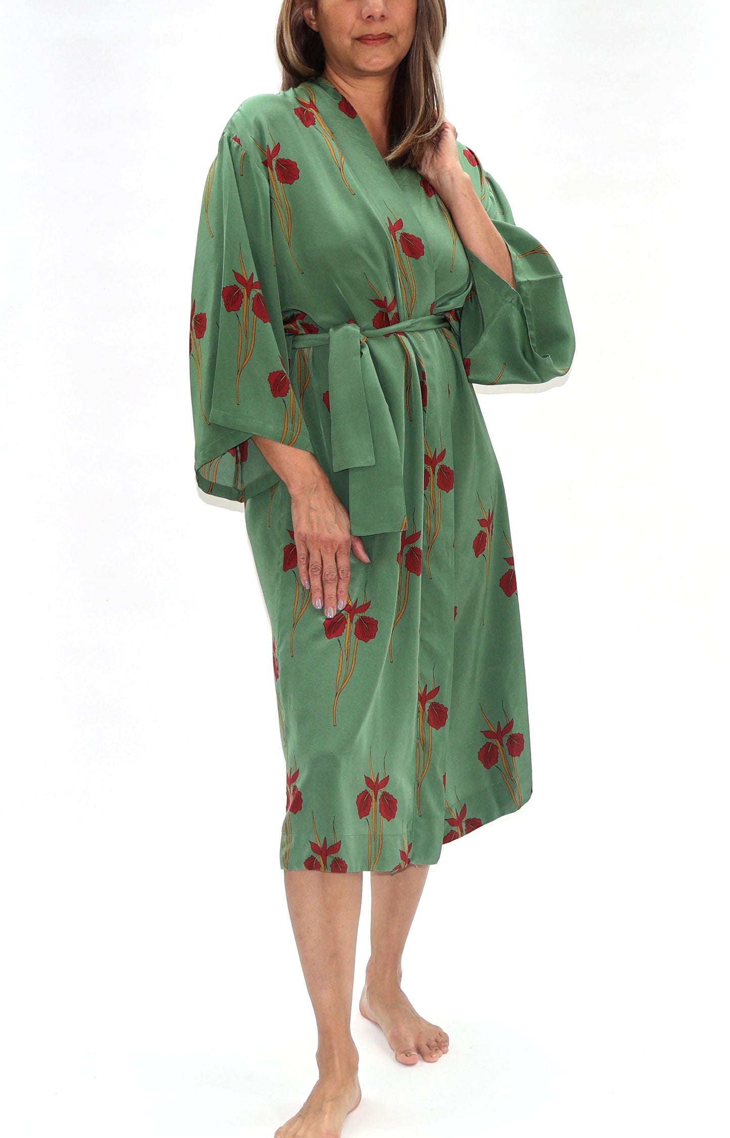 Kimono Gown - Iris