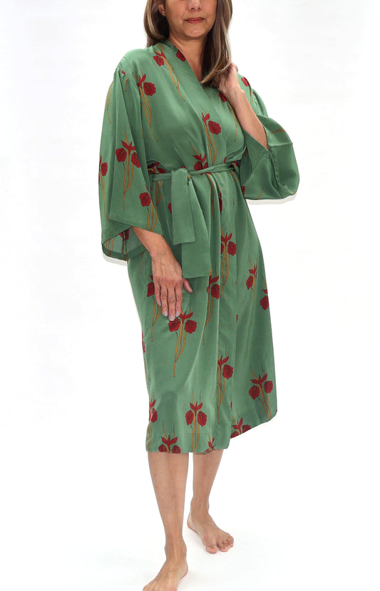 Kimono Gown - Iris