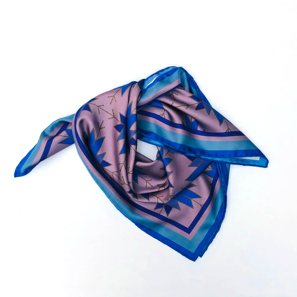 Square Silk Scarf - Phulkari Mania
