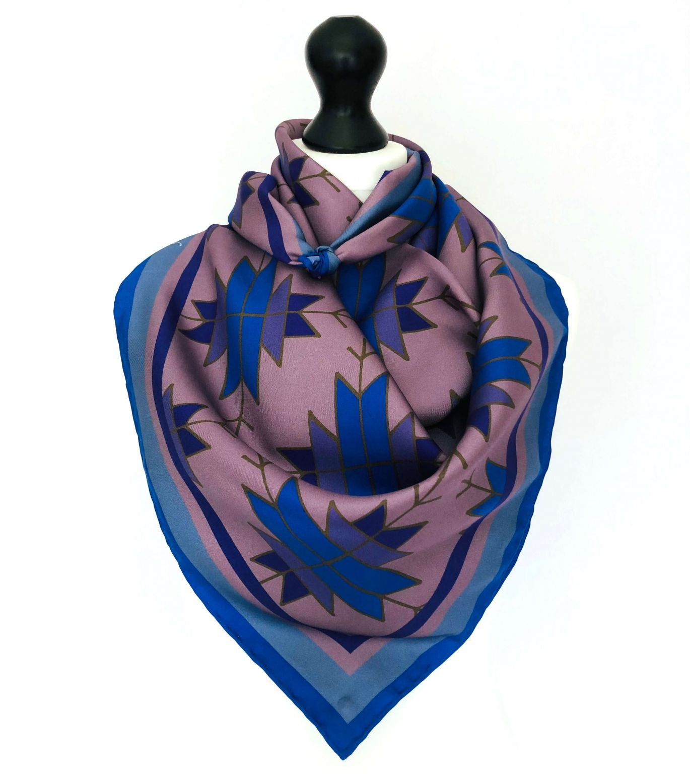 Square Silk Scarf - Phulkari Mania
