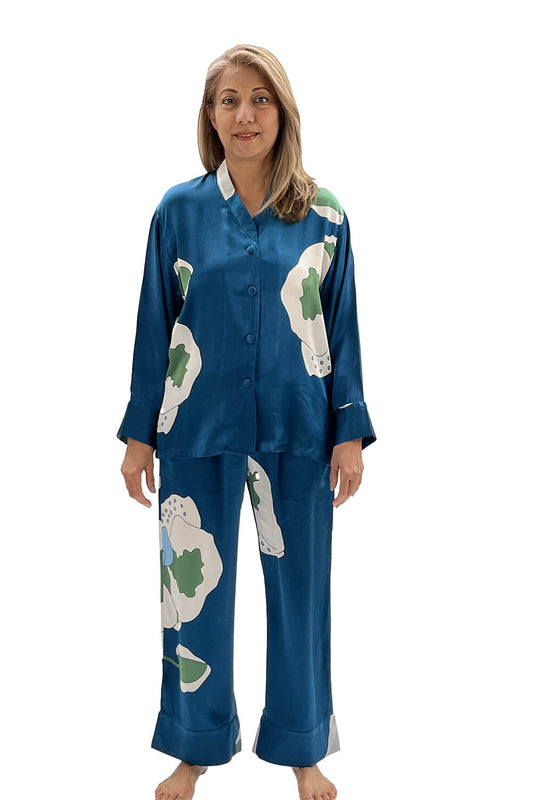Silk Pyjama Set - Orchid