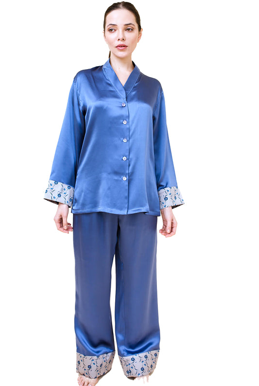 Silk Pyjama Set -Tulipa