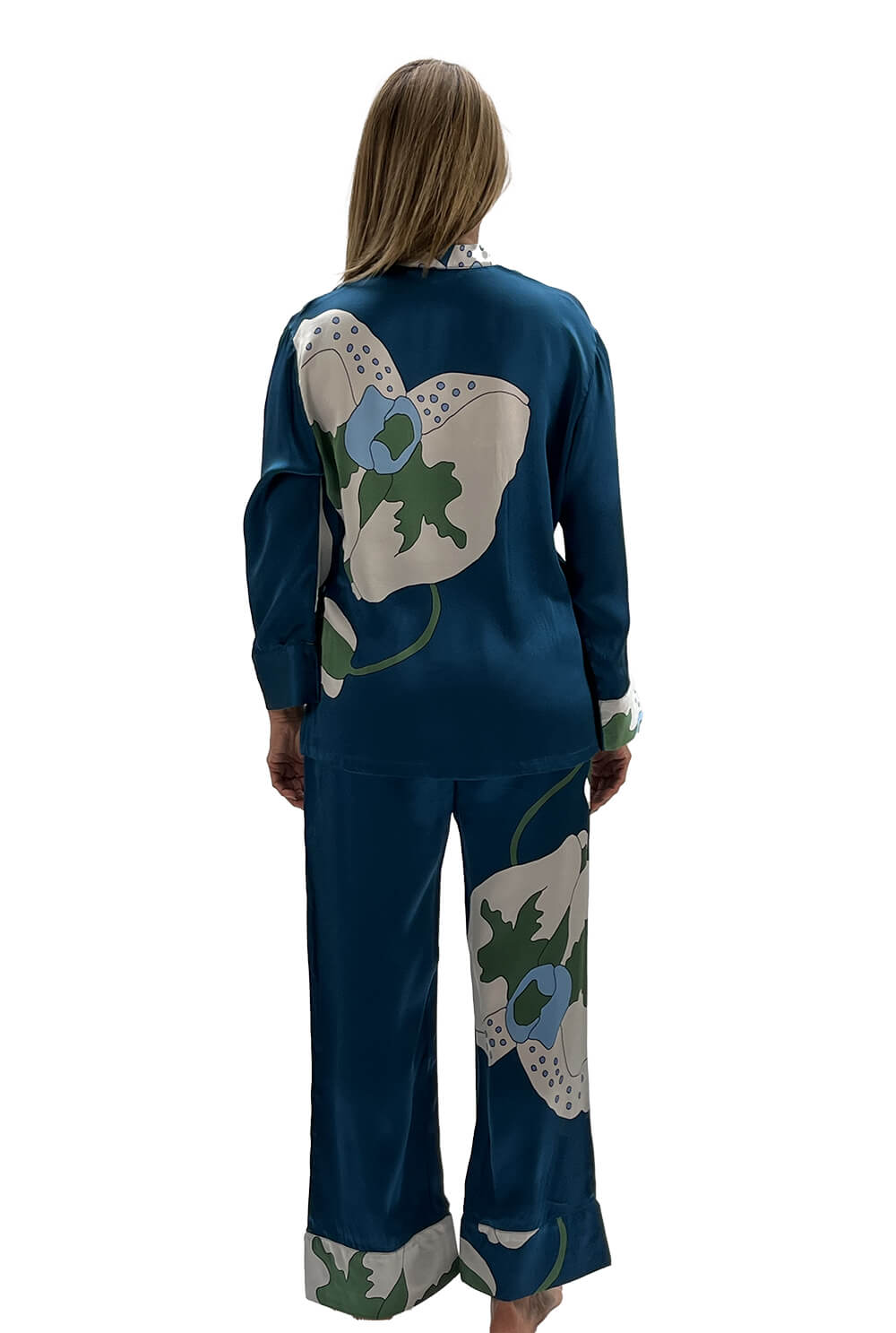 Silk Pyjama Set - Orchid