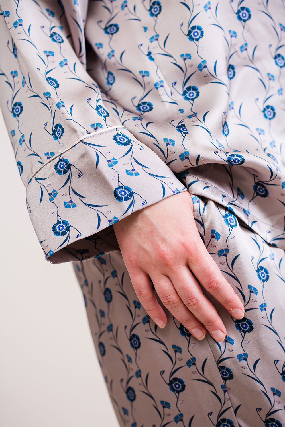 Silk Pyjama Set - Dewy Morning