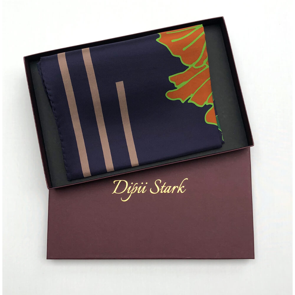 Square Silk Scarf - Bali Bloom