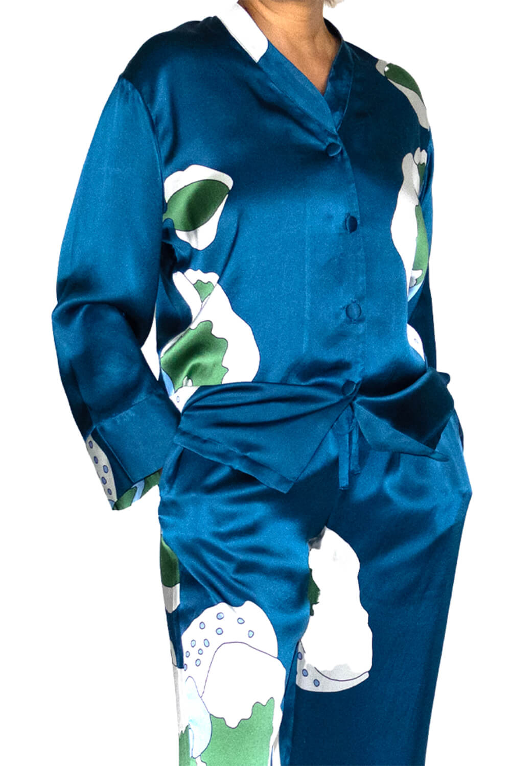Silk Pyjama Set - Orchid