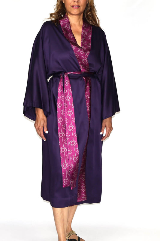 Kimono Gown - Lavender